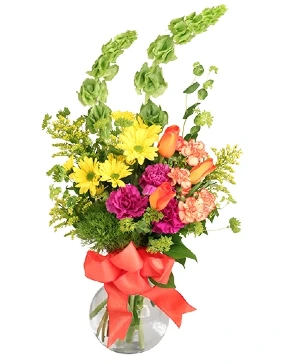 Superb Sunrise Vase Arrangement